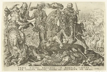 Gefangennahme von Franz I. während der Schlacht von Pavia, 1525 (Siege von Karl V.)
