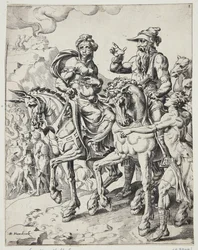 Abraham und Sarah betreten Ägypten