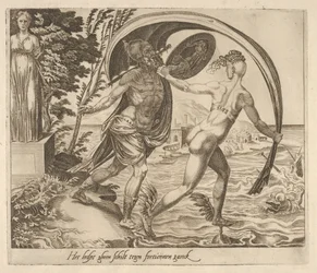 Ein Schild ist nutzlos, wenn das Glück sich abwendet, ca. 1560