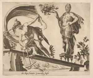 Wenn das Glück reichlich ist, wird der Fall tiefer sein aus Sechs Sprüchen über das Glück, ca. 1560
