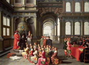 Allegorie der Unterdrückung der Niederländer unter dem Herzog von Alba