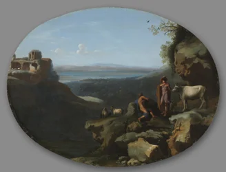 Merkur und Argus in einer Landschaft, ca. 1635