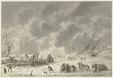 Flucht der Landzaten nach Texel, Januar 1795