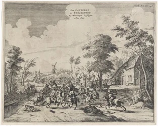 Spanier unter Don Cantelmo bei Borgerhout besiegt, 1643