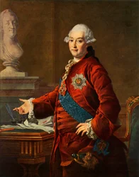 Porträt von Alexandr Mikhailovich Golitsyn, 1772, 1965