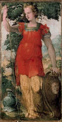 Weibliche Figur, vielleicht Minerva