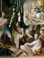 Friesland: Das Opfer des Kodros, König von Athen, Detail