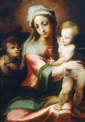 Madonna mit Kind und dem kleinen Johannes dem Täufer, 1542