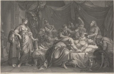 Andromache beklagt den Tod Hektors