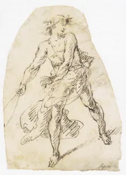 David mit der Schleuder