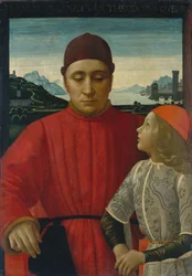 Francesco Sassetti und sein Sohn Teodoro