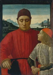 Francesco Sassetti und sein Sohn Teodoro