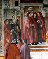 Die Verkündigung in Sacharja (Detail)