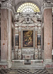 Verkündigung, Altar, sechste Kapelle, ca. 1679