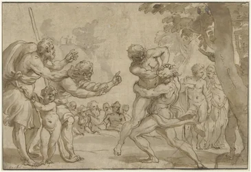Herkules und Antäus