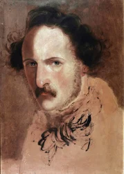Porträt von Gaetano Donizetti, italienischer Komponist (Öl auf Leinwand)