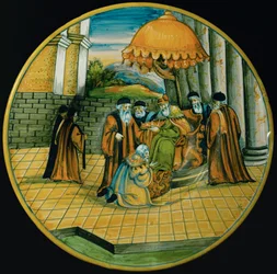 Doge Enrico Dandolo krönt Baldwin I