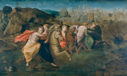 Flucht der Klelia und der römischen Jungfrauen aus dem Lager des Porsenna