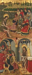Tafel des Heiligen Johannes des Täufers mit Szenen aus seinem Leben, 1464-1507