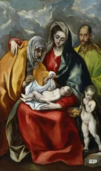 Die Heilige Familie mit dem jungen Johannes dem Täufer, ca. 1585