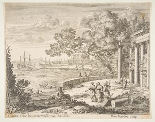 Landschaft mit Merkur, 1668
