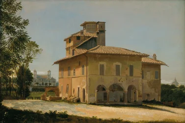 Die Villa von Raphael in Rom, um 1837-40