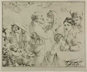 Allegorie des mütterlichen Glücks