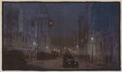 Eine gotische Fantasie von Fleet Street