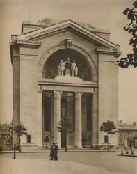 Bush House, eine amerikanische Ergänzung zum Nachkriegs-London, ca. 1935