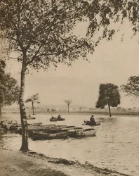 Auf Blackheath, Londons historischster Gemeindebereich, um 1935