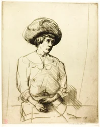 Drypoint Nummer Zwei: Porträt