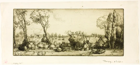 Landschaft, Poigny