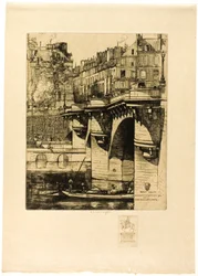 Le Pont Neuf, Paris (mit Remarque)