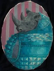 Das Nashorn, inspiriert von Dürer