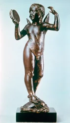 Engel mit Tamburin, 1429