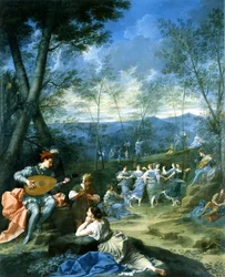 Tanz der Nymphen, 1724-25