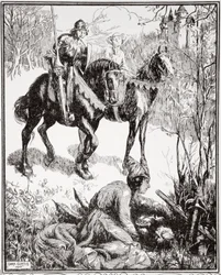 Eine Dame weint bitterlich