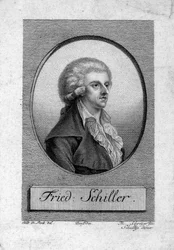 Porträt von Friedrich von Schiller 1759-1805