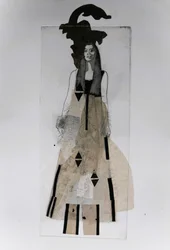 Abstrakte Modefigur