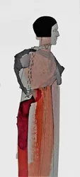 Elegantes Frauenprofil