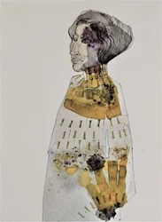 Elegantes Frauenprofil
