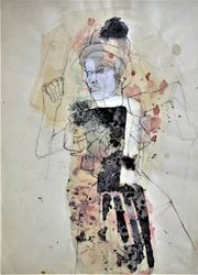 Ausdrucksstarke weibliche Figur