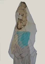 Verschleierte Nachdenklichkeit Figur