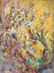 Goldene Gartenblüten