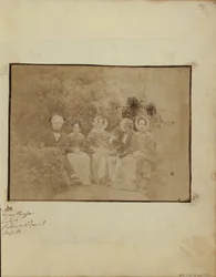Sir David Brewster mit Miss Mary Playfair, Lady Brewster, Mr. Pakenham Edgeworth und Miss Brewster