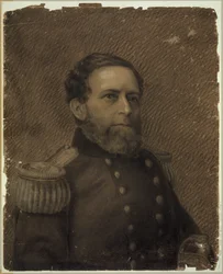 Admiral Andrew H. Foote, Brustbild, in Militäruniform