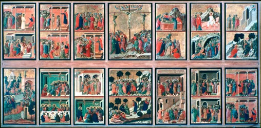 Maestà, Geschichten der Passion, 1308-1311