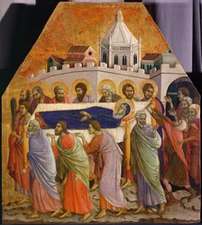 Das Begräbnis von Maria (Detail)