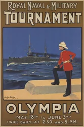 Plakat für das Royal Naval and Military Tournament, 1910