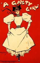 Reproduktion eines Plakats, das 